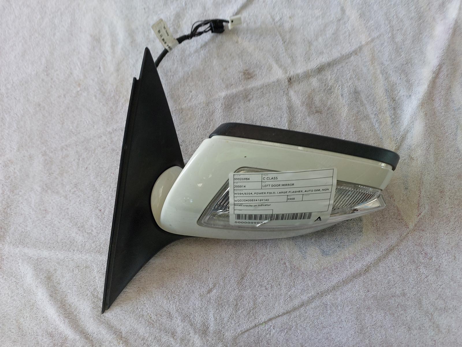 View Auto part Left Door Mirror Mercedes C Class 2008