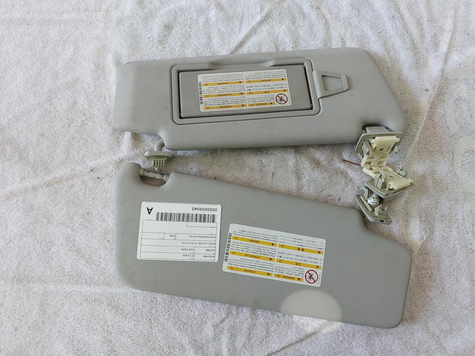 View Auto part Sunvisor Mercedes C Class 2008
