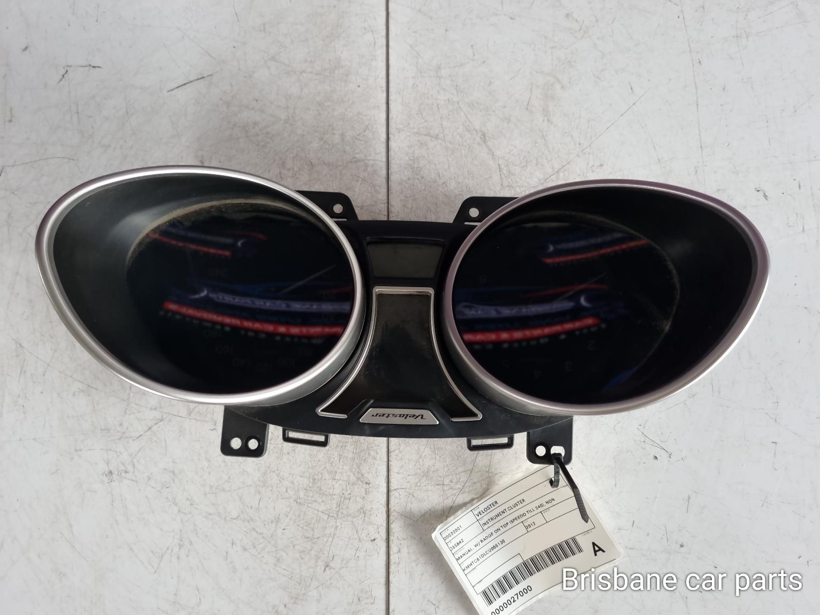 View Auto part Instrument Cluster Hyundai Veloster 2012