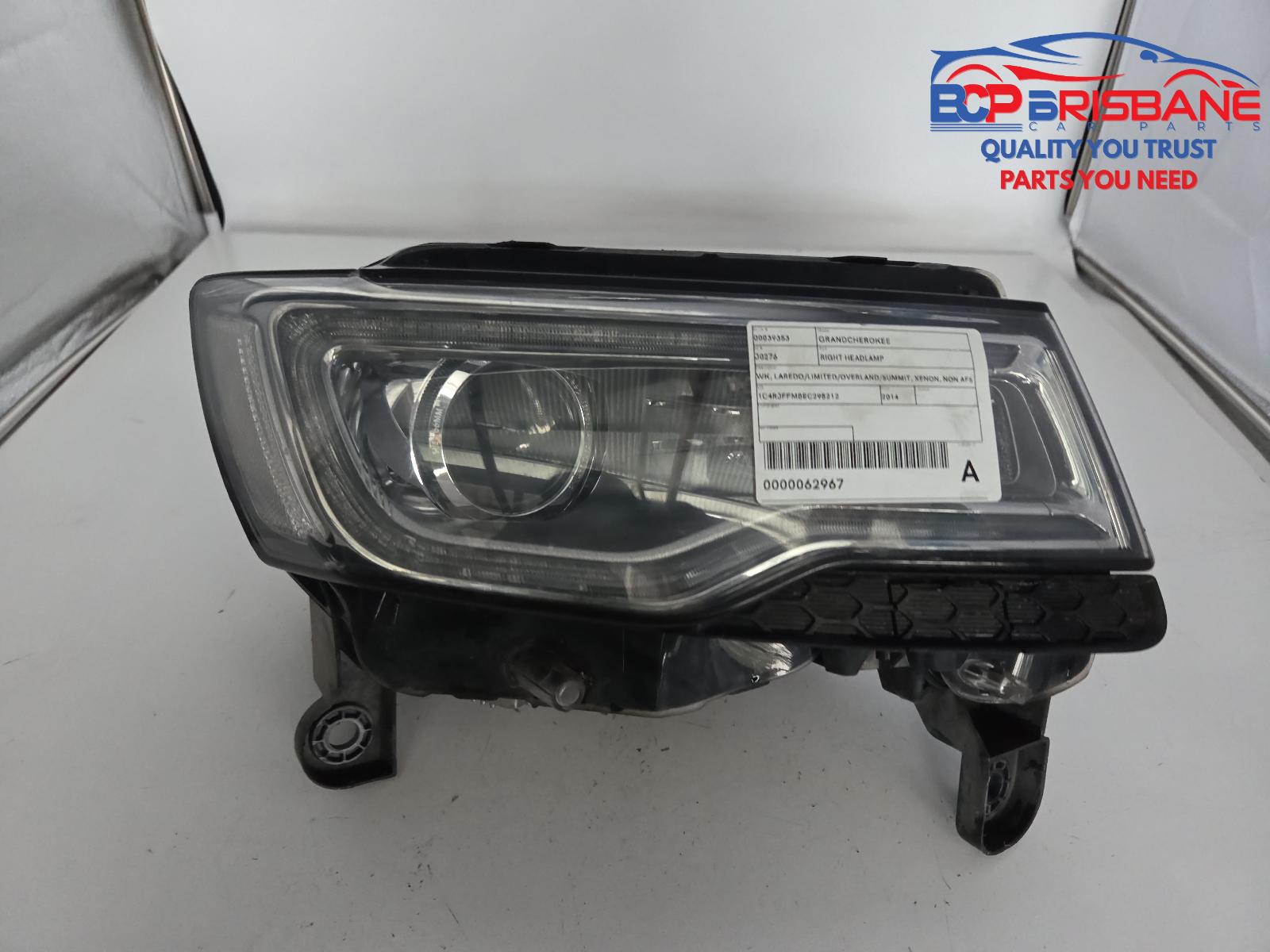 2014 Jeep Grandcherokee Right Headlamp View Auto part Right Headlamp Jeep Grandcherokee 2014